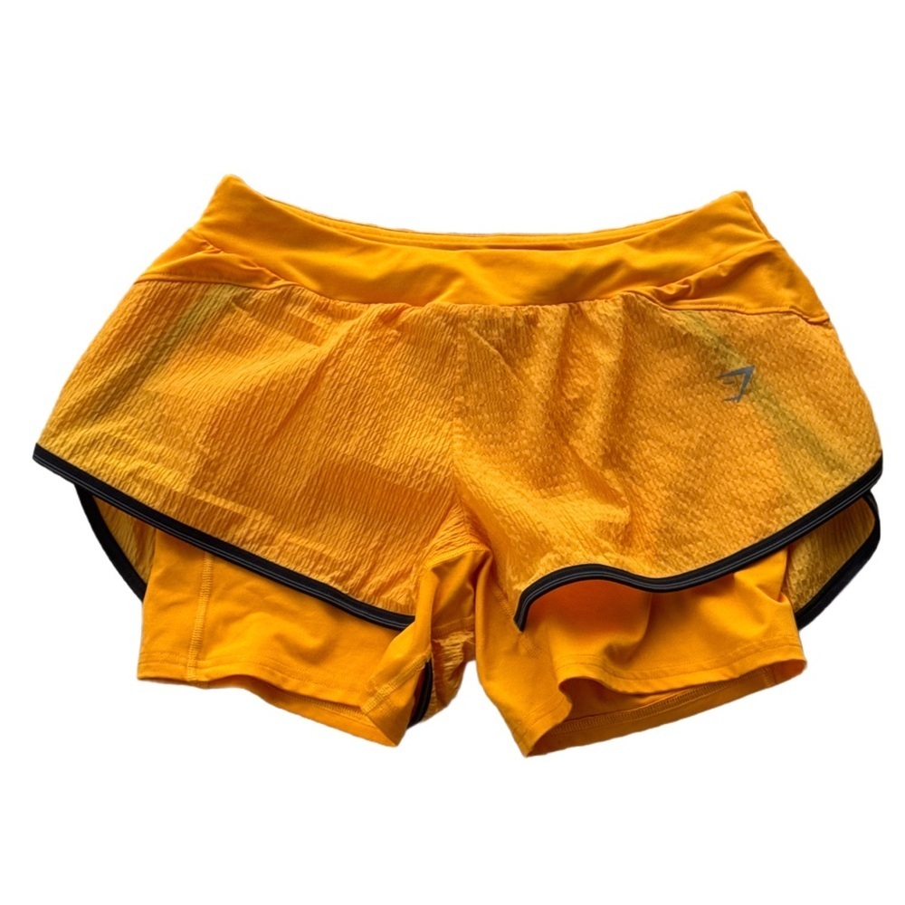 Gymshark Vibrant Orange Athletic Shorts
